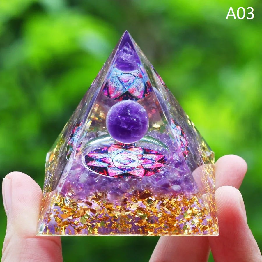 Orgonite energy pyramid