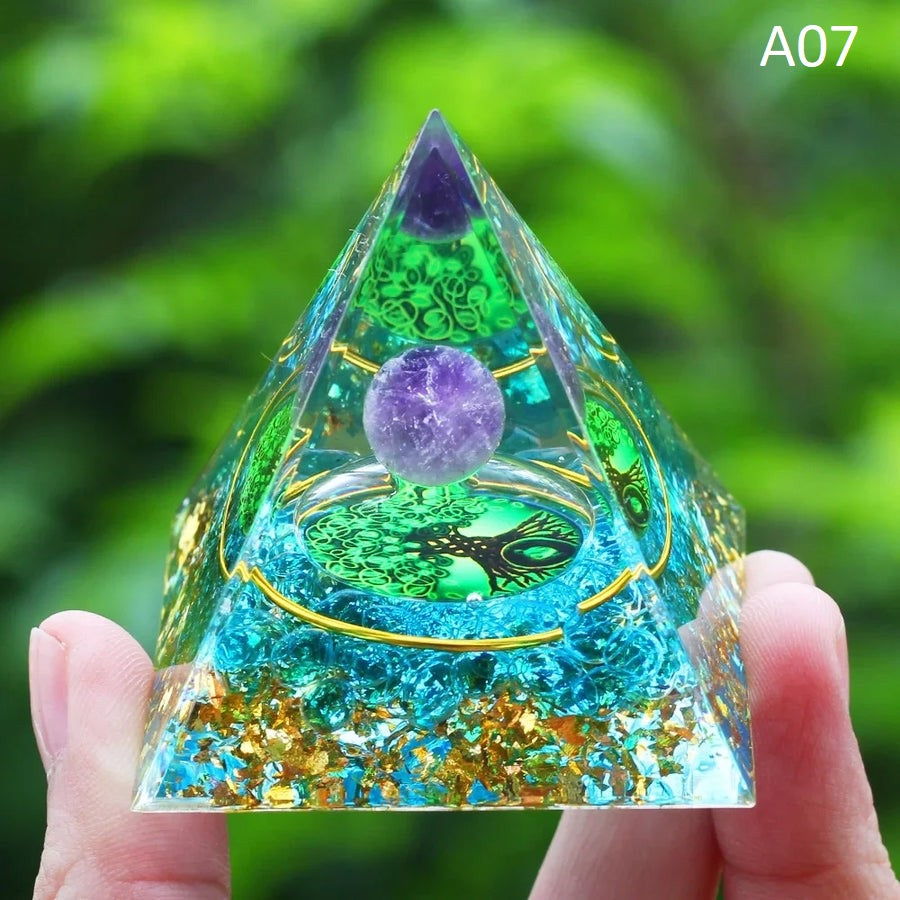 Orgonite energy pyramid