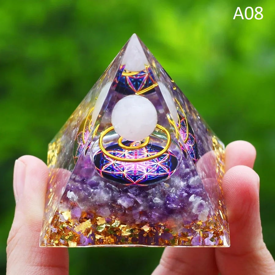 Orgonite energy pyramid