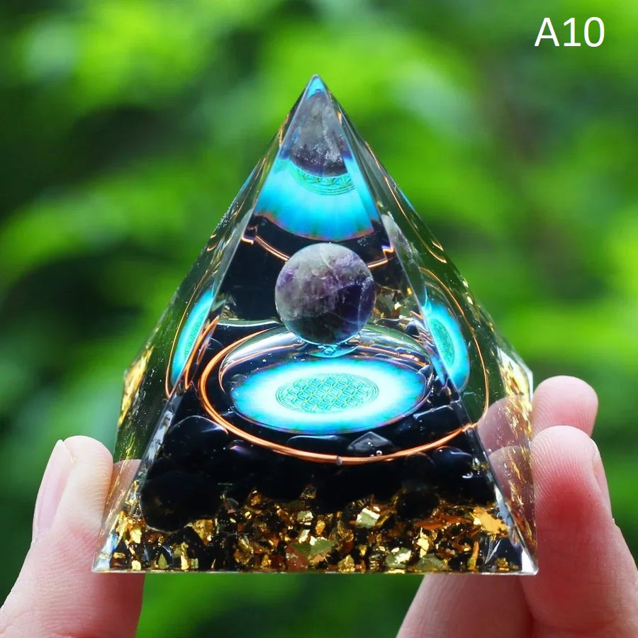 Orgonite energy pyramid