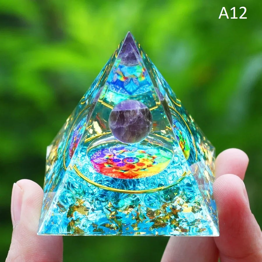 Orgonite energy pyramid