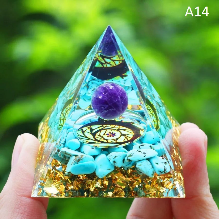 Orgonite energy pyramid