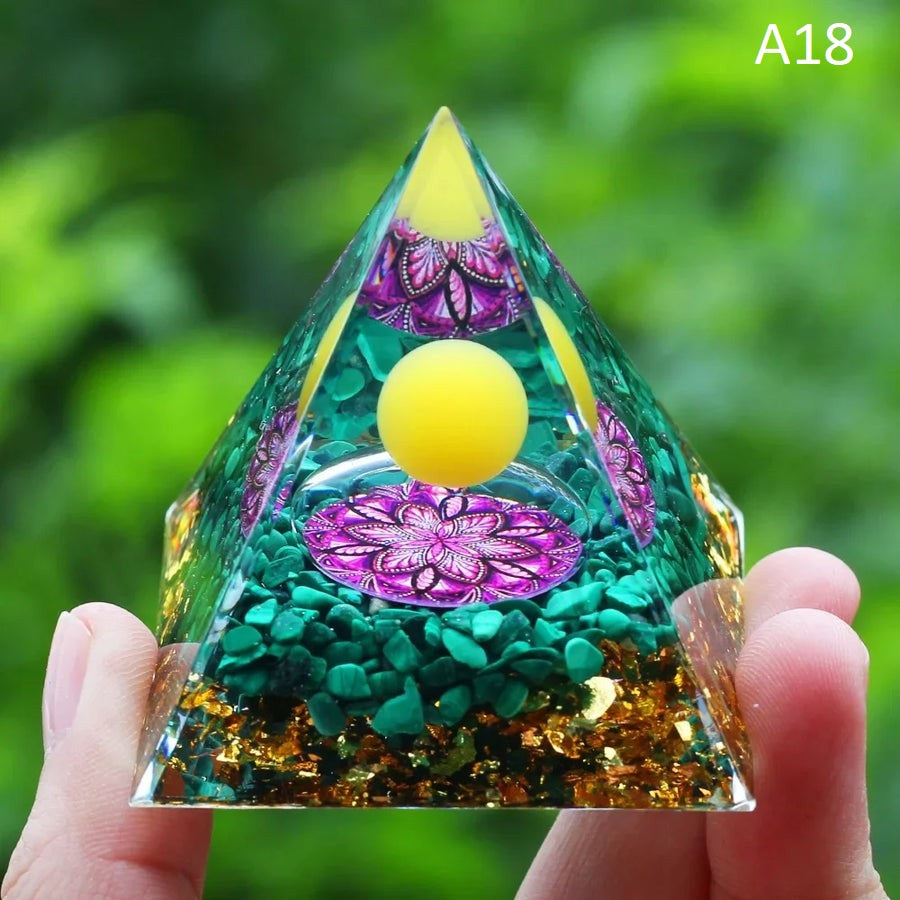 Orgonite energy pyramid