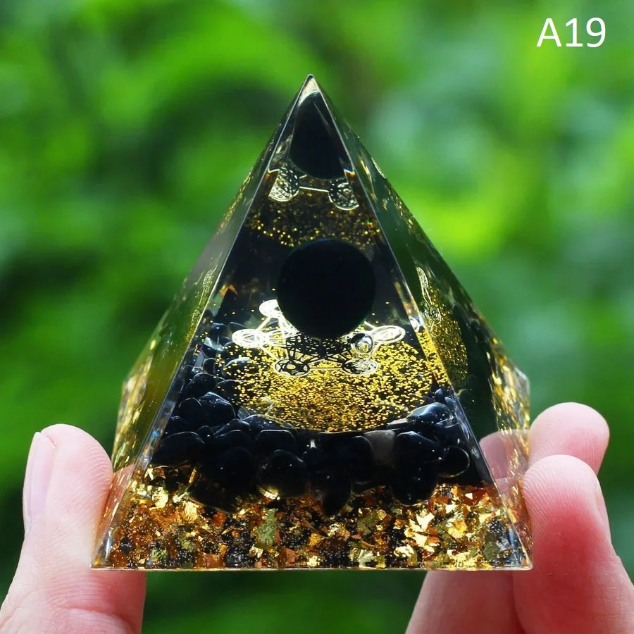 Orgonite energy pyramid