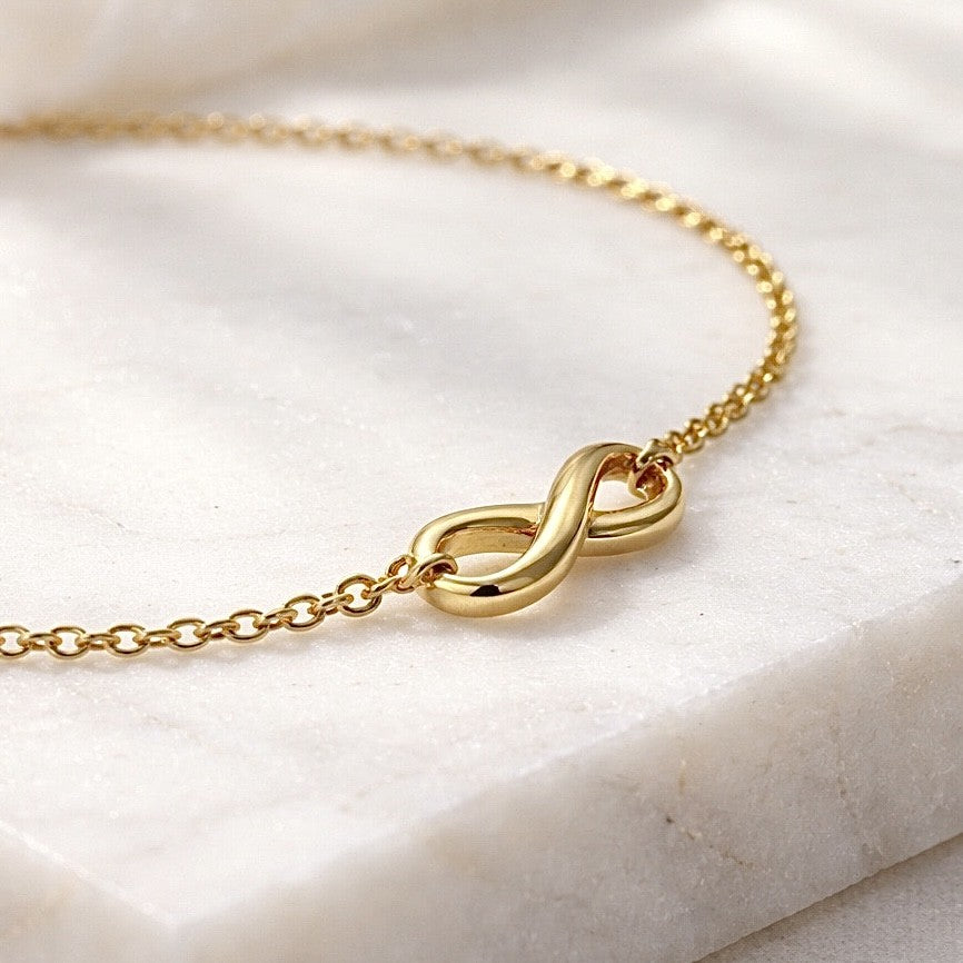 Collier Ananta en plaqué or, infini -  Bijoux MOONSTRA