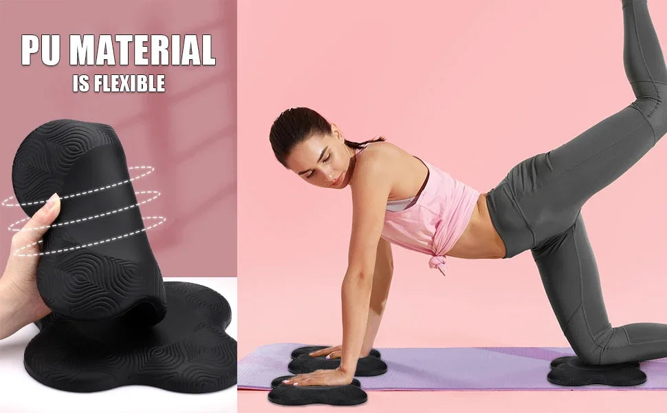 Knee and elbow pads for yoga, pilates, and fitness