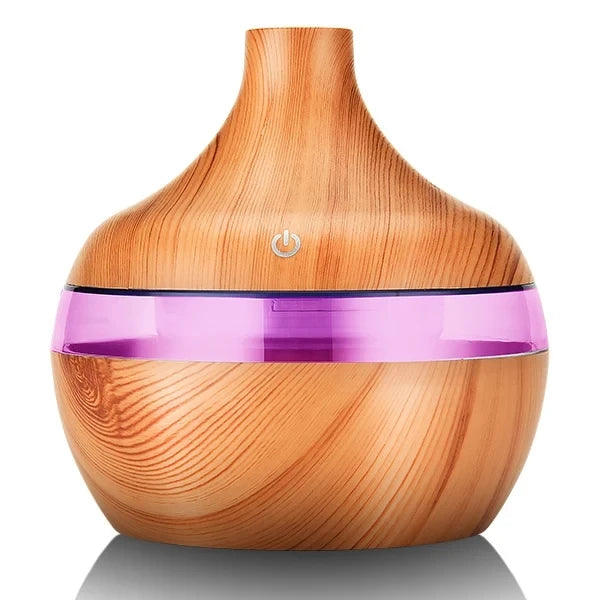 Diffuseur d'huiles essentielles électrique en bois