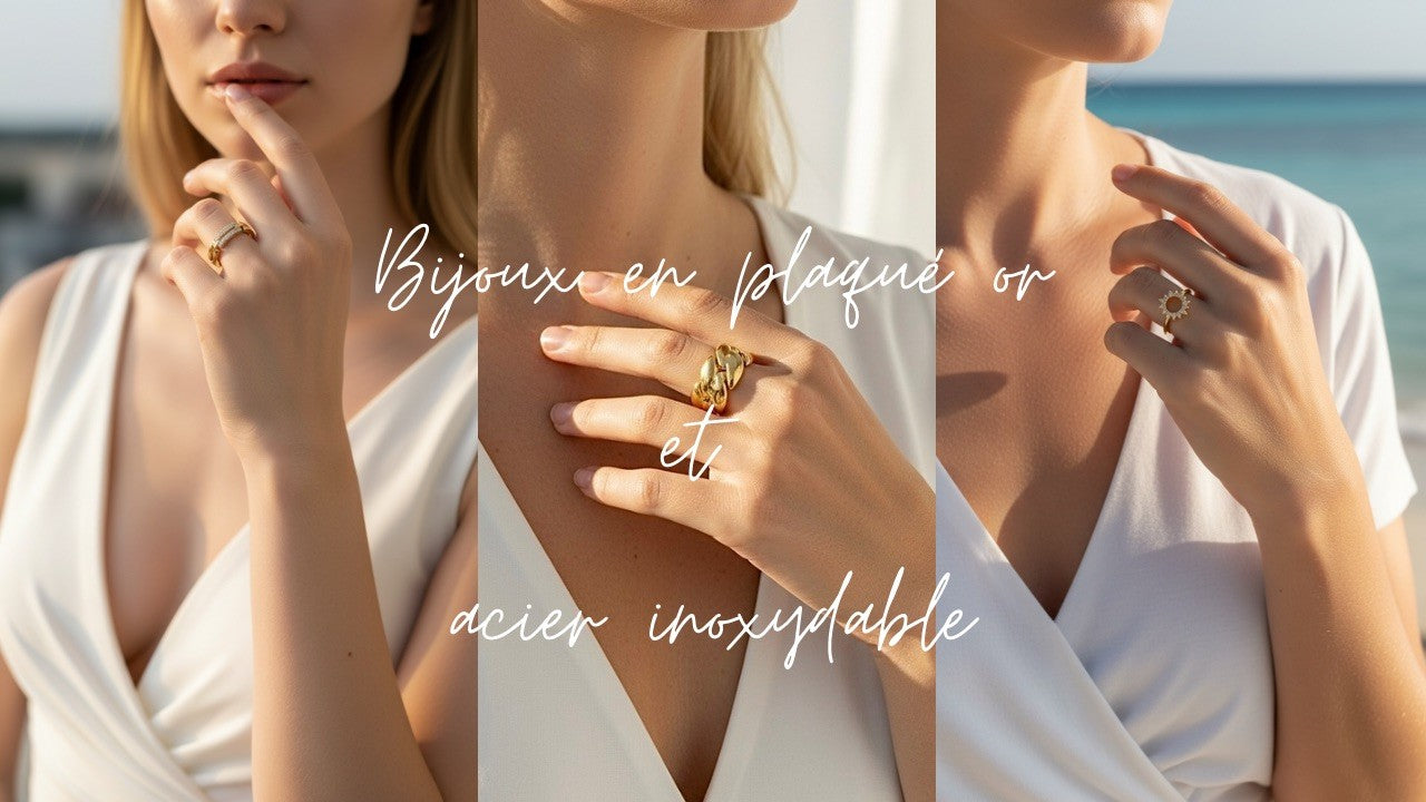 Les bijoux MOONSTRA en plaqué or et acier inoxydable