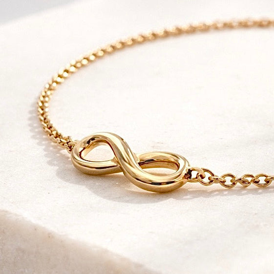 Bracelet Ananta en plaqué or, infini -  Bijoux MOONSTRA