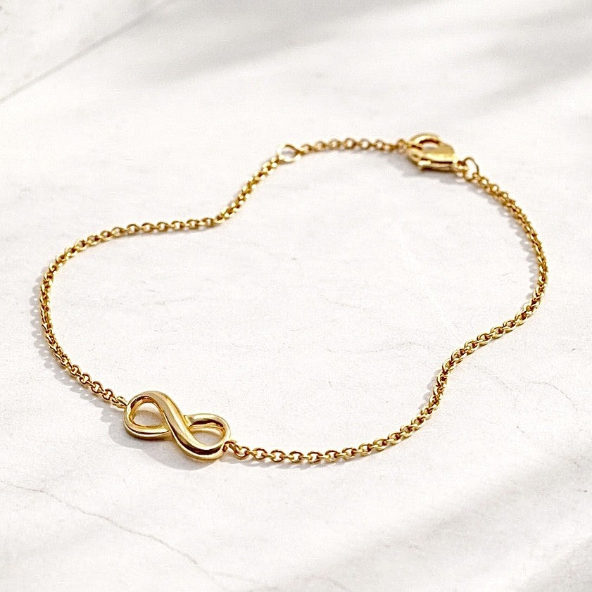 Bracelet Ananta en plaqué or, infini -  Bijoux MOONSTRA