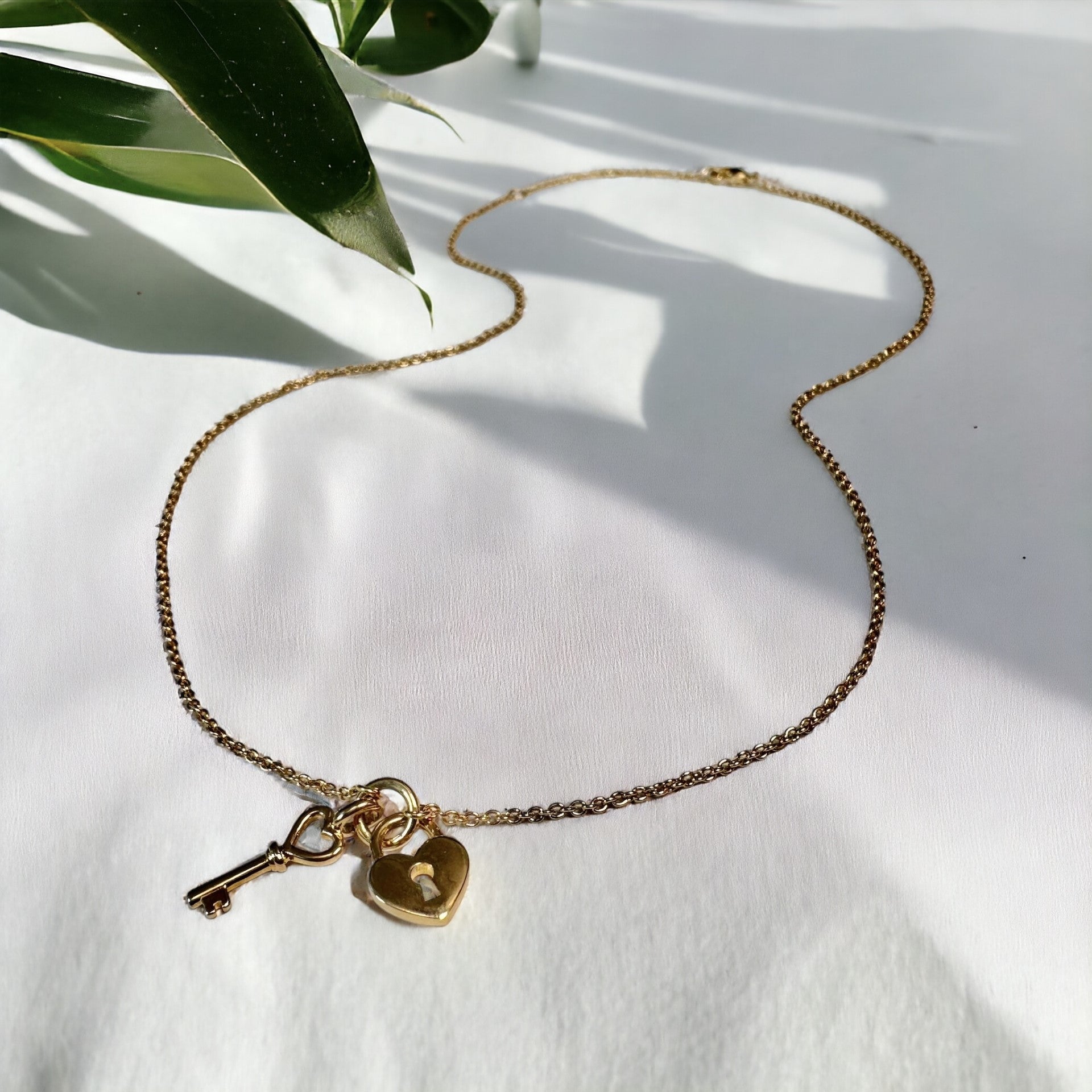 Collier Aïko en plaqué or – Bijoux MOONSTRA