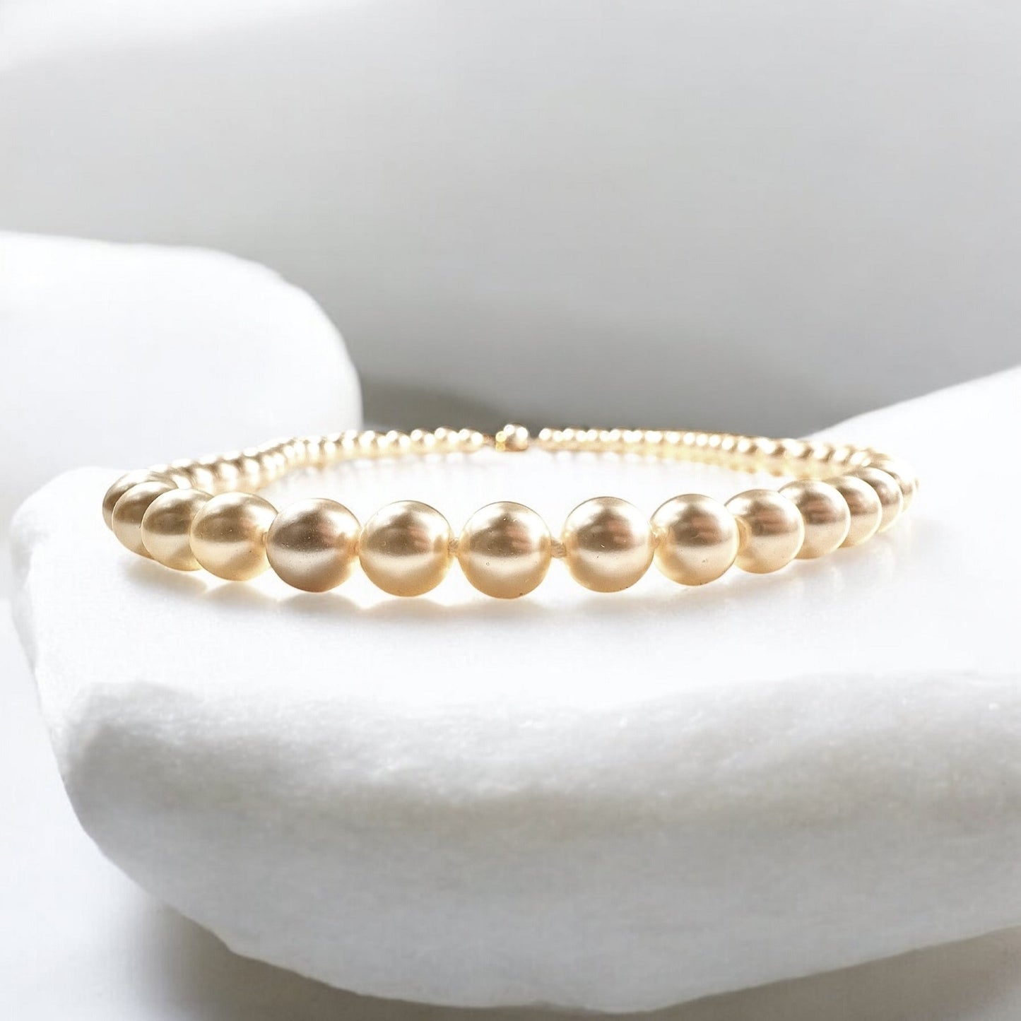 Collier Mallorca en plaqué or et perles de Majorque - Bijoux MOONSTRA